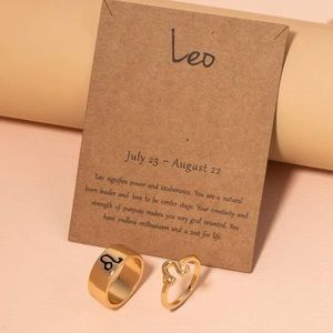 Bran New Leo ♌️ 2PCS Rings